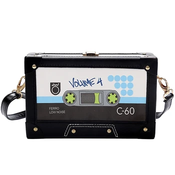 

Personalized Tape Box Evening Wear Clutch Bag Acrylic Hard Box Clutch Bag High-Grade Handbag Small Square Wallet