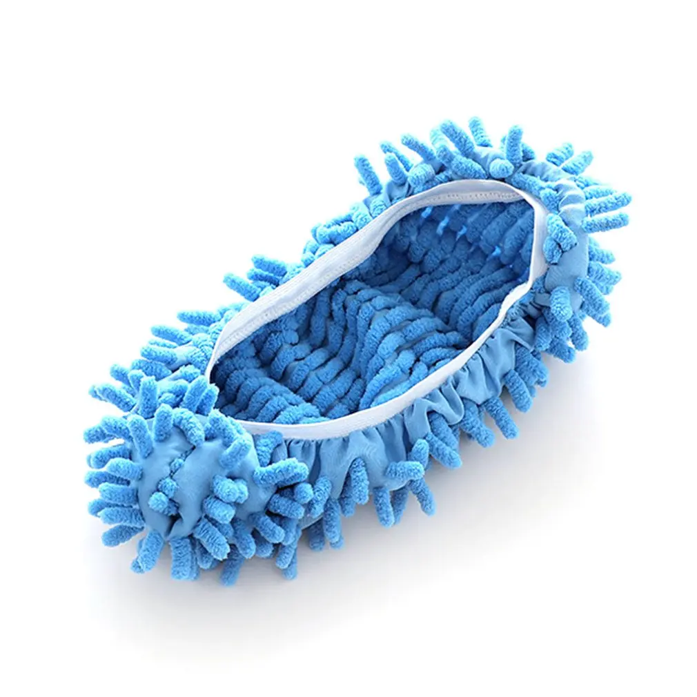

Floor Cleaning Lazy Shoe Cover Mopping Shoe Cover Lazy Shoe Cover Wiping Slipper Cover Mop Headgear Single Chenille Fiber