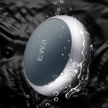 

EWA A110 Portable Bluetooth Speaker Mini Column Sound Car Speakers Bathroom Small Metal Music Center Subwoofer For Phone/Tablet
