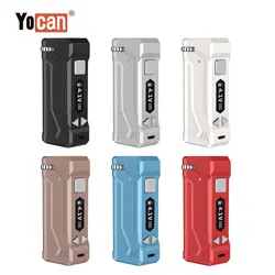 Vape Mod Yocan UNI Pro Box Mod 650 мАч переменное напряжение VV батарея для 510 резьба густая масляная электронная сигарета модов с OLED экраном