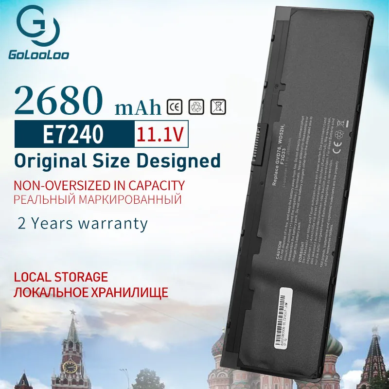 Golooloo 11 1 V 52 WH VFV59 W57CV GVD76 новый ноутбук Батарея для DELL Latitude E7240 E7250 0W57CV WD52H KWFFN J31N7 PT1