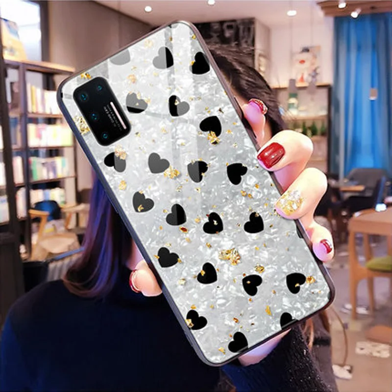 Для Smartisan Nut Pro 3 чехол DT1901A закаленное стекло+ ТПУ силиконовая рамка твердая задняя крышка для Smartisan Nut Pro3 стеклянный чехол в виде ракушки - Цвет: A5