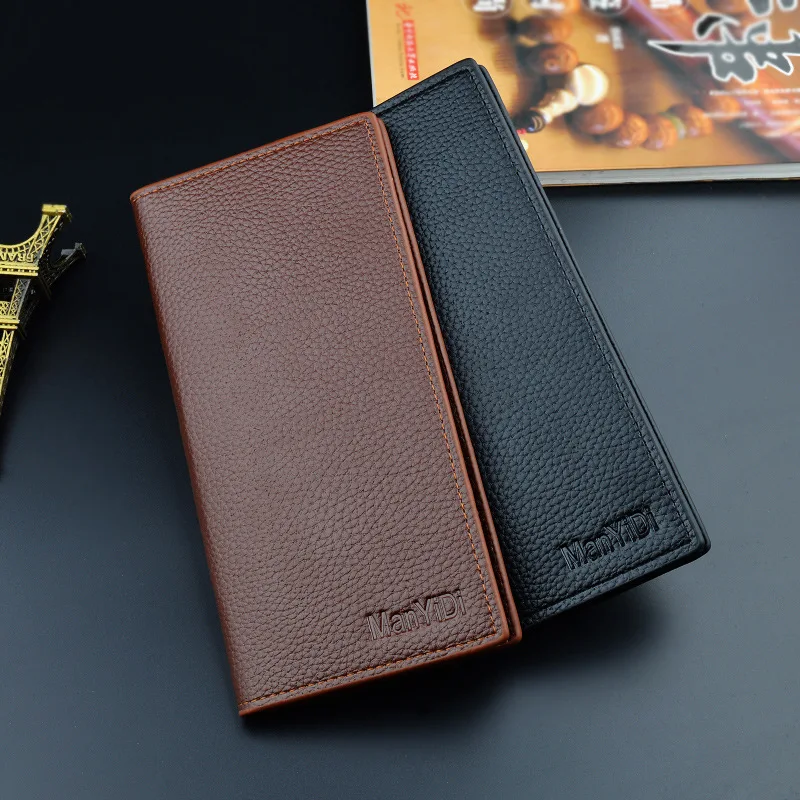 Multiple Card Position Men's Wallet Long Youth Purse Ticket Holder Japan Korea Leisure Slim | Багаж и сумки