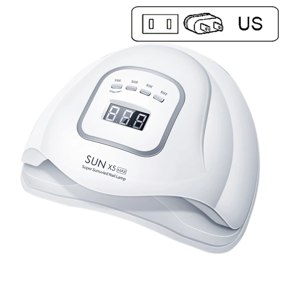SUN X5 Max 120W SUN BQ5T 120 Вт УФ светодиодная лампа для сушки ногтей Manchine ЖК-дисплей светодиодный Сушилка для ногтей лампы для отверждения гель-лака Авто зондирующая лампа для ногтей Новинка - Цвет: SUN X5 Max 120W