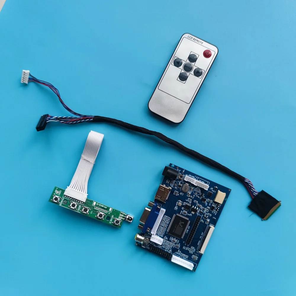 

Комплект для LTN156AT05 1366X768 дисплей светодиодный HDMI-совместимый драйвер платы контроллера VGA AV 2AV пульт дистанционного управления ЖК-экран панель 15,6"