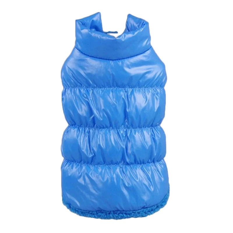 

Winter Dog Clothes Pet Padded Vest Coat Pup Warm Down Fleece Polyester Dog Coats Jackets XS-XXXL Costume