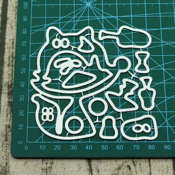 

Fox Metal Cutting Dies Christmas Stencils For DIY Scrapbook Paper Card Decorative Craft Embossing Die Cuts New 2018