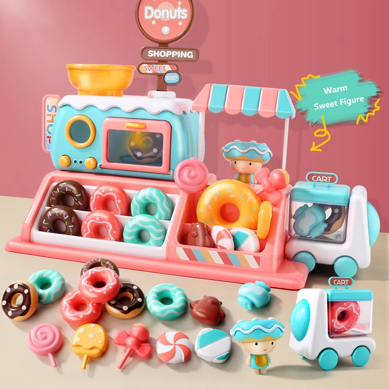 Details about   Kongsuni Figure Playset Sweet Ring Donut Shop 