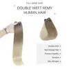 Full Shine Hair Weft Invisible Machine Remy Hair Bundles Balayage Color 100g Skin Weft Double Weft Sew in Hair Extensions ► Photo 3/6