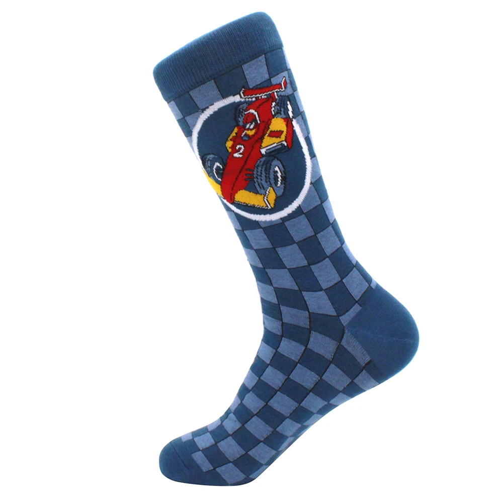 Trendy Cartoon Cotton Socks - Unique & Playful Designs