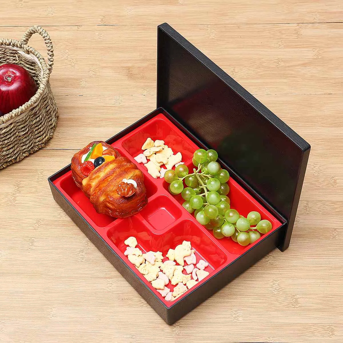 

Bento Box Japanese Style Reusable Rice Sushi Catering Box Kitchen Lunch Food Storage Container School Office Portable Lunch Box