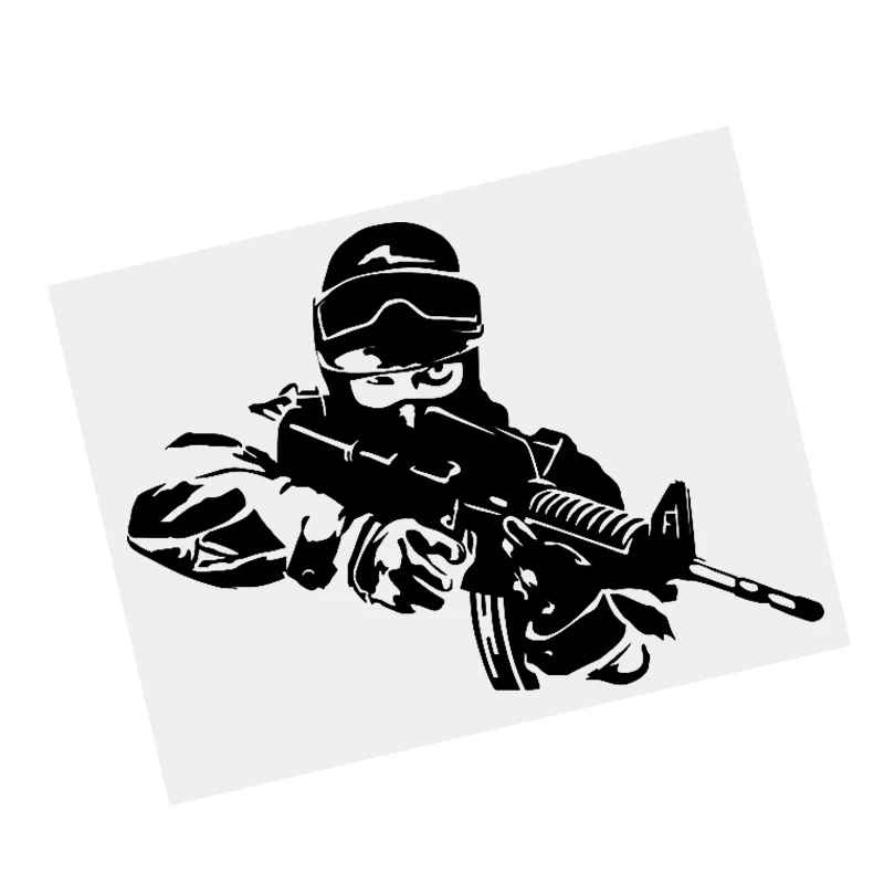 thumbnail image 2 of Funny Sniper Marksman Military Car Sticker Auto Wall Home Glass Window Laptop Tr 2 of 13