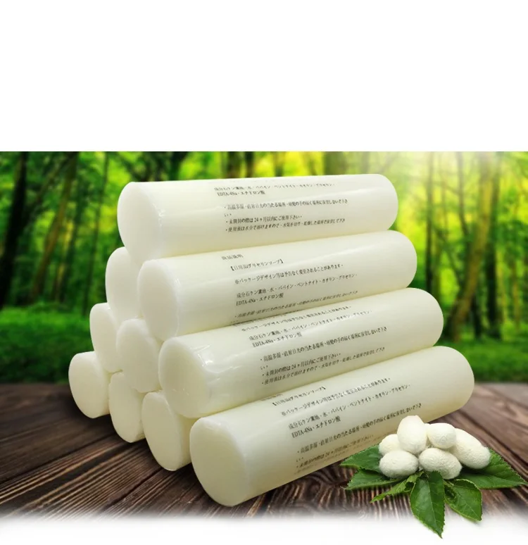 1kg only One stick Natural plant silk protein soap raw material DIY handmade only One stick