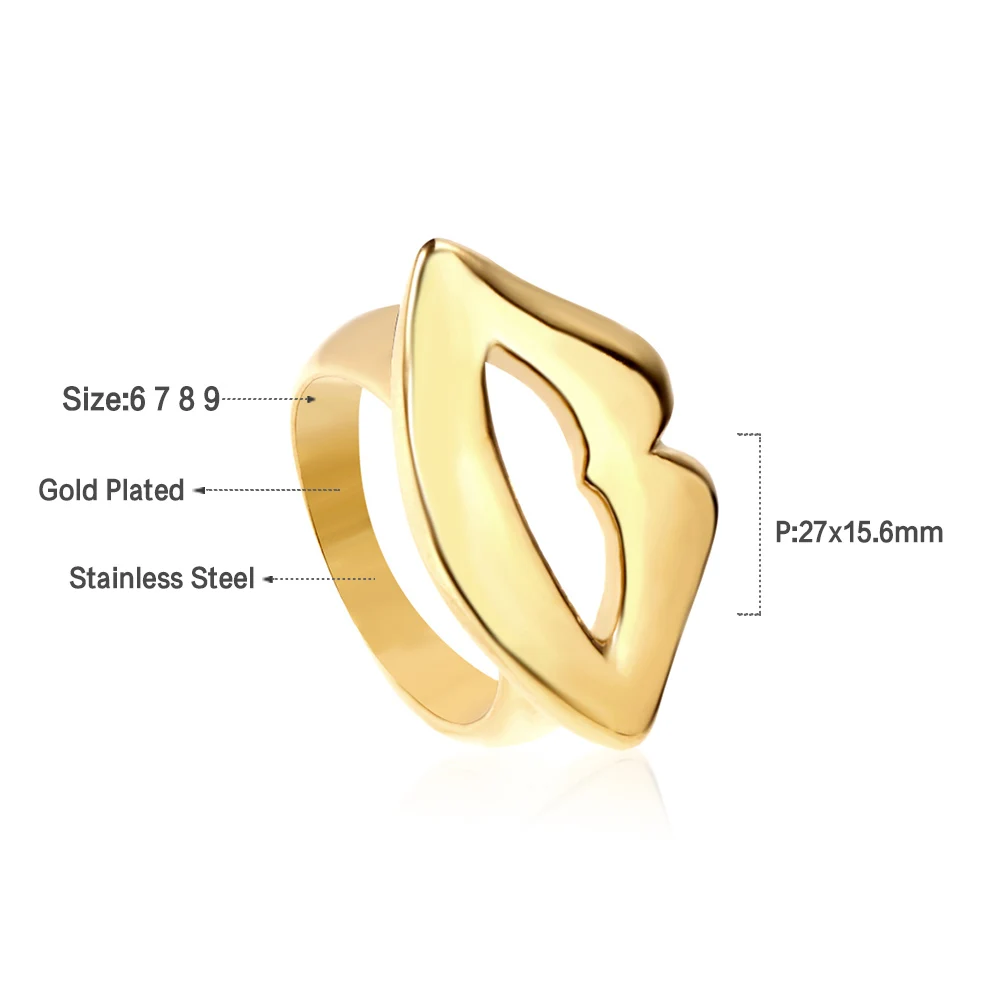 Stainless Steel Ring for finger ring stainless steel ring gold color ring gold color rings