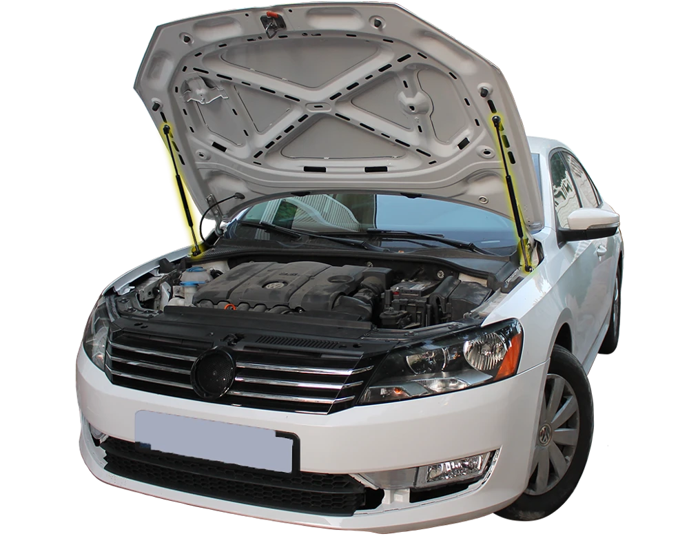 Dla volkswagena VW Passat b7 2010 2015 przednia maska kaptur zmodyfikuj  siłowniki pneumatyczne amortyzator sprężynowy z włókna węglowego wspornik  podnośnika|Rozpórki| - AliExpress