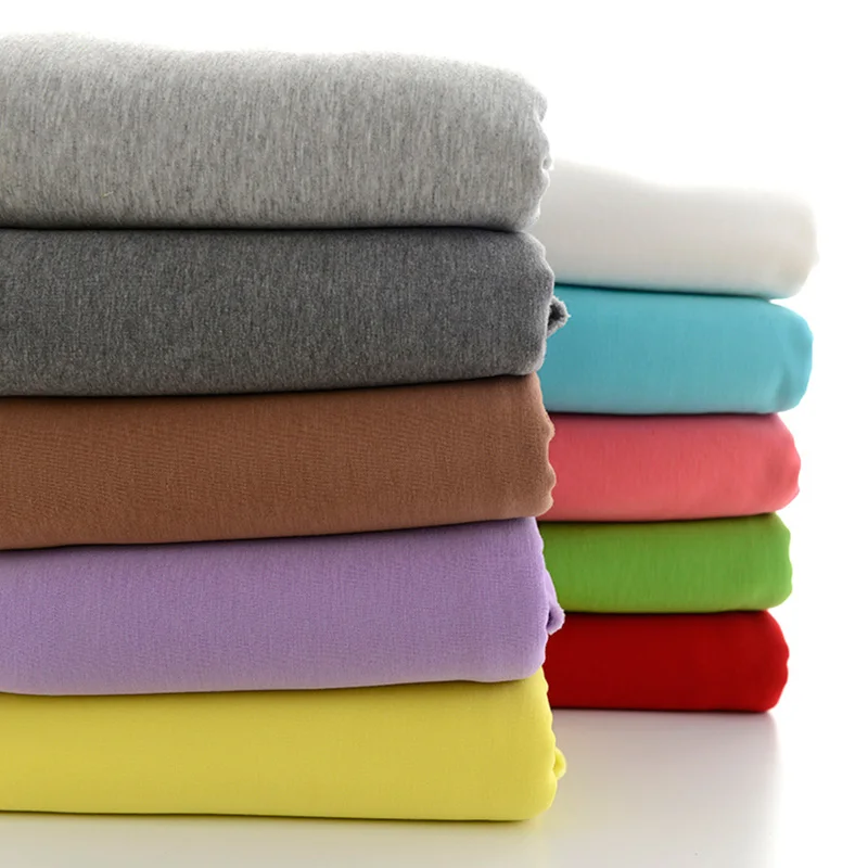 Половина метра осень зима теплая фланелевая ткань для одежды спортивная толстовка утолщенное нижнее белье эластичное ручной работы DIY Материал T1078