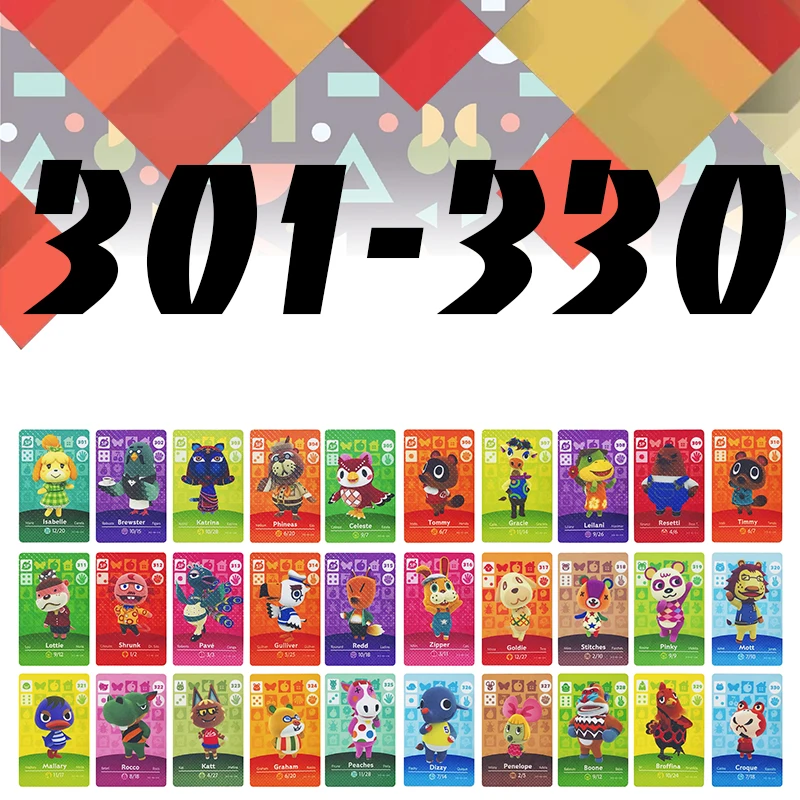 Карта для скрещивания животных (301 330) Серия NFC Nintendo switch NS Games Series 4|Карты контроля