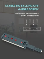 KAK 10 ชิ้นตู้จับสแตนเลสกดเพื่อเปิดซ่อนมือจับตู้ Soft Closer ฮาร์ดแวร์ประตูตู้ 5