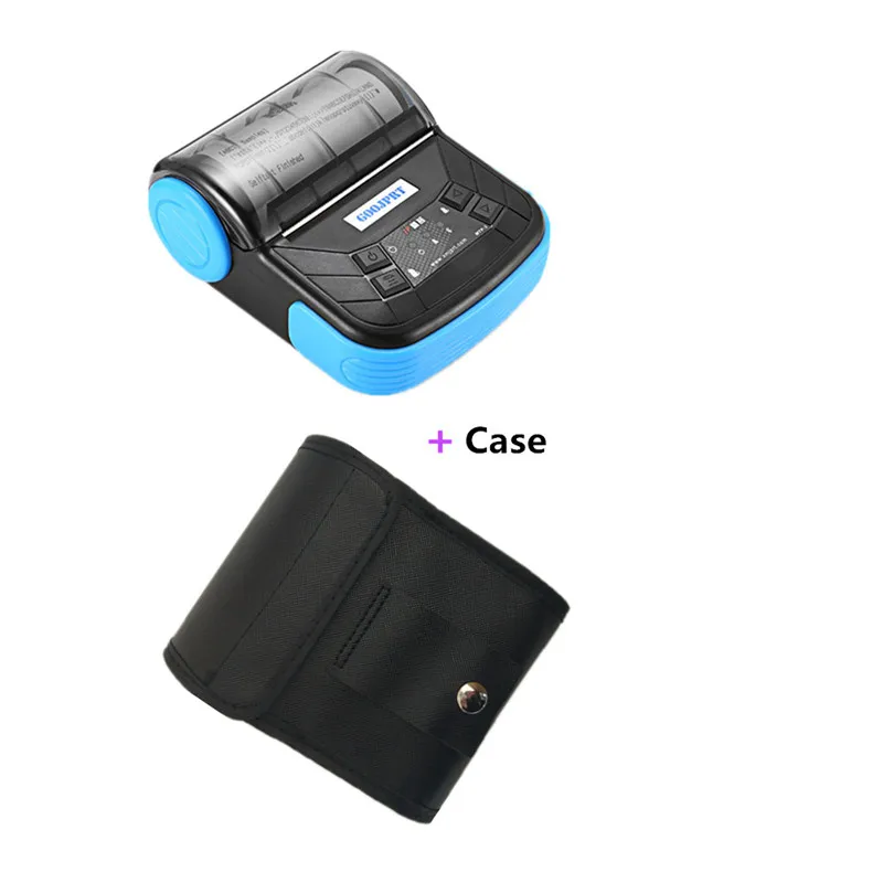 

GOOJPRT Free Shipping 3" 80mm mini Inkless Bluetooth Thermal Receipt Printer Retail Store Portable Printer Support Android IOS