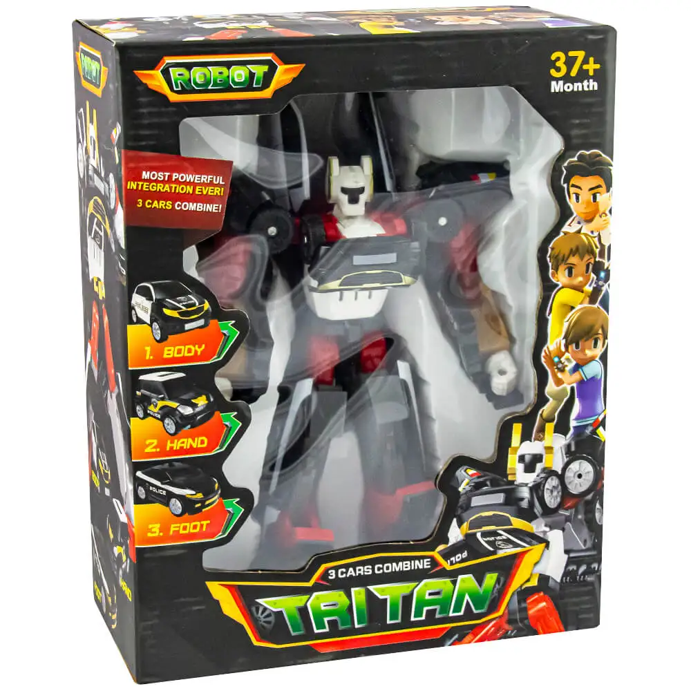 Тобот transformer Tritan 19 cm (black) | Игрушки и хобби