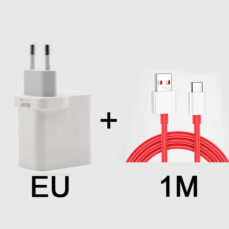 usb c 5v 3a Original 6A Warp Charger Cable 1/1 5/2M USB Dash Fast Charging Data Cable for Oneplus 3T 5T 5T 6T 7T 7 Pro 65 w charger Chargers