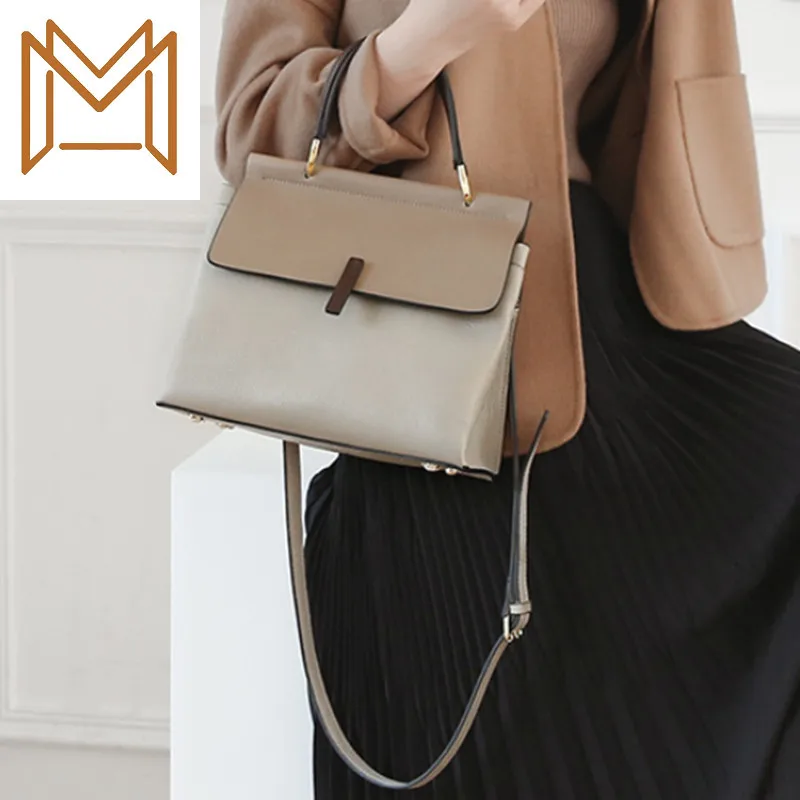 

2020 Woman Package Season Concise Single Shoulder Span Package Hundred Hand Promote Soft Leather Package Oblique