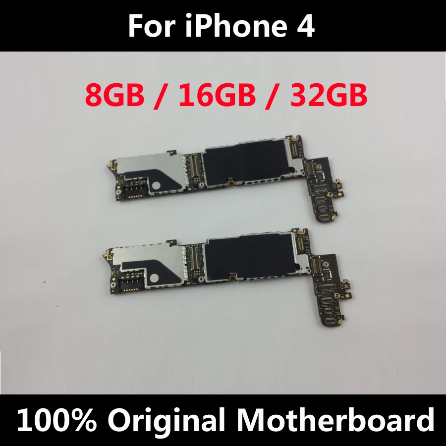 Для iPhone 4 оригинальная материнская плата полностью разблокированная 100% Хорошая