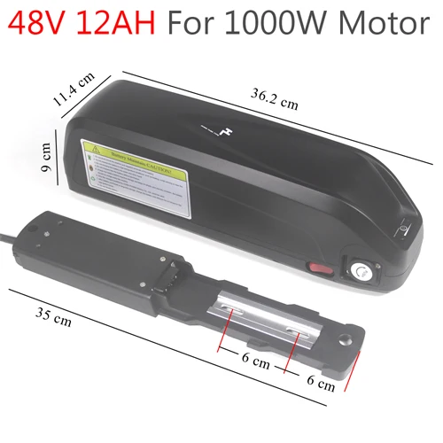 48V 1000W Батарея 48V 36V 17AH Электрический велосипед для е-байка Батарея 500W 750W BBS02 BBSHD Двигатель наборы - Цвет: 48V 12AH 1000W