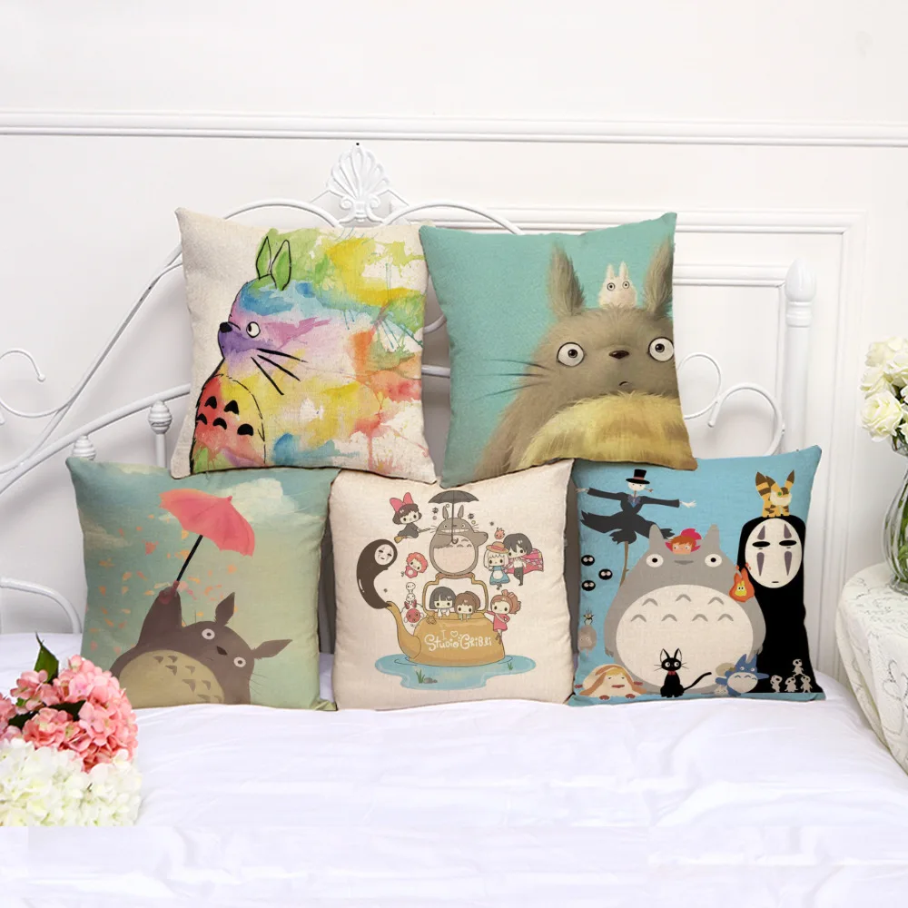 

Pillowcase Cartoon Printed cushion cover 45*45 sofa cushions Pillow cases Polyester home decor pillow covers kd-0021