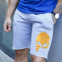 Качественные мужские Брендовые мужские шорты для фитнеса, профессиональные короткие штаны для бодибилдинга, брендовые Большие размеры