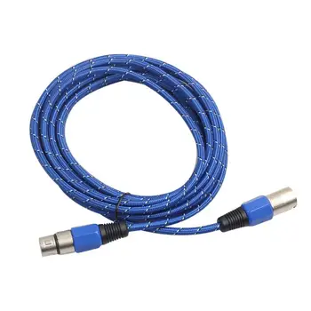 

INT BOX PRO 1M 1.8M 3M 5M AUX Audio Cable Jack Audio Cable New Nylon Woven XLR Male To Female Suit For MP3/MP4 Computer Cables