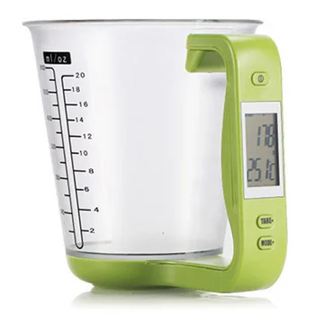 

Detachable Measuring Cup Kitchen Scales Digital Beaker Libra Electronic Scale Tool With LCD Display Temperature Measurement Cups