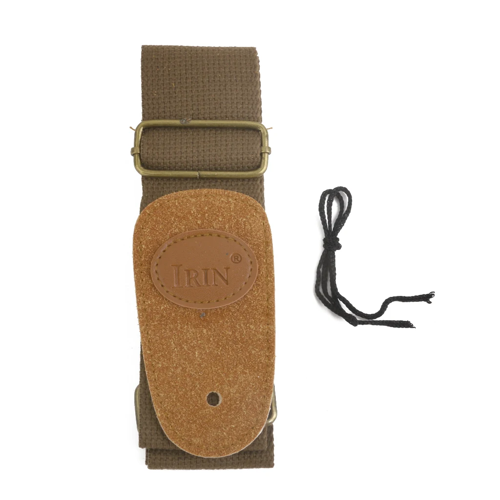 Musical Instrument Straplocks Strap Lock Button Chrome With Leather Ends Strap