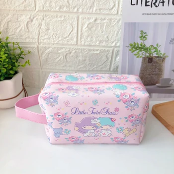 

Melody Cinnamoroll Crayon Shin-chan Fashion Anime Cosmetic Bags Zipper Travel Makeup Bag Storage Girls New