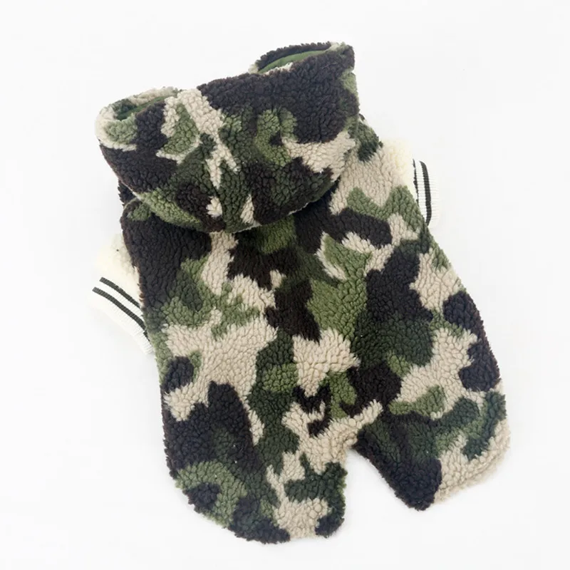 3XL-7XL Camouflage Dog Clothes Winter Warm camoFleece Golden retriever dog coat jacket for Large Dogs ropa perro invierno