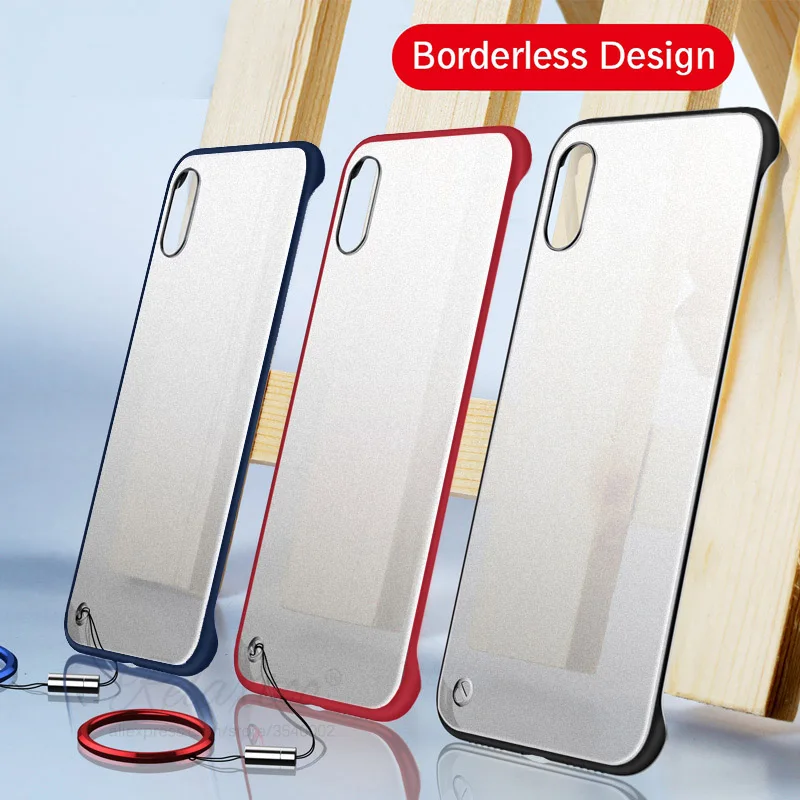 Clear Frameless Case For xiaomi mi 9 se 9t pro Slim Hard Matte Transparent Cover Ring for xiomi mi9 9tpro couqe capa | Мобильные
