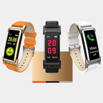 

Kr03 Smart Band Color Sn Heart Rate Monitor Ip68 Water Resistant Built-In Gps Compatible for Ios Xiaomi Android(Black)