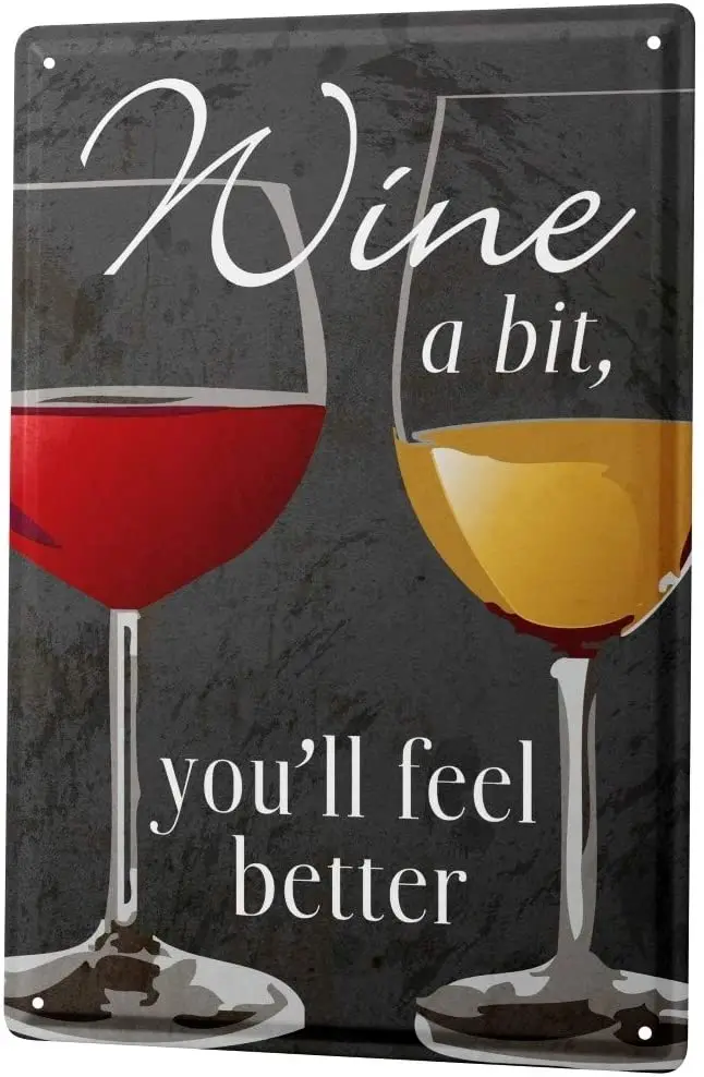 

SINCE 2004 Retro Tin Sign Metal Plate Decorative Sign Home Decor Plaques Wall Decor Plate Drinking Wine Metal Wall Plate 8X12