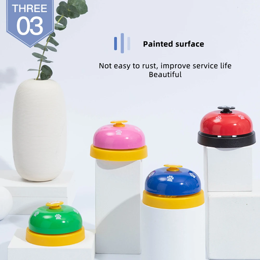 Pet Training Supply Dog Call Bell Dog Training Equipment Interactive Bell Eating Food Feeder For Dog Training Communicate Device-3