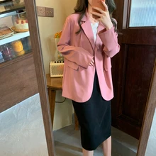Summer New Fashion thin Blazer Jacket Women Casual Long Sleeve Work Suit Coat Office Lady Solid Slim Blazers