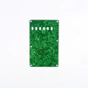 

Musiclily Vintage Style Strat Tremolo Backplate for Fender USA/Mexican Made Standard Stratocaster, 4Ply Green Pearl