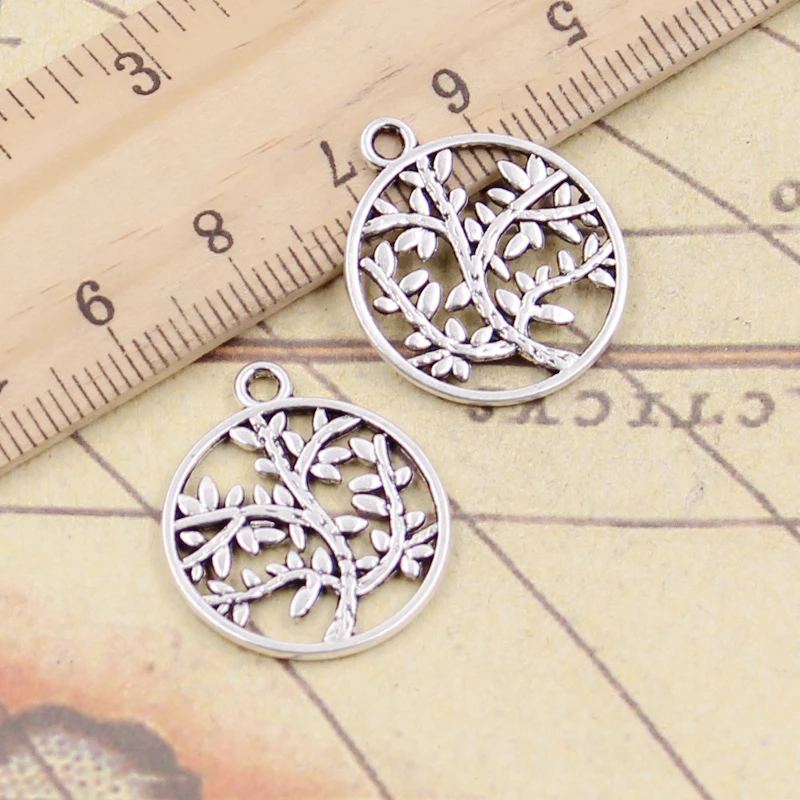 

10pcs Charms tree branch 23x20mm Tibetan Silver Plated Pendants Antique Jewelry Making DIY Handmade Craft pendant