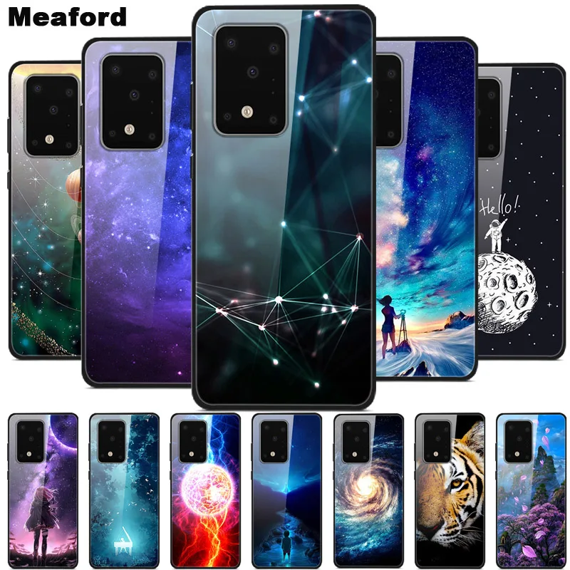 Для samsung Galaxy S11 Plus S11E чехол из закаленного стекла жесткий чехол для телефона для samsung Galaxy S11 S11Plus TPU бампер чехол s
