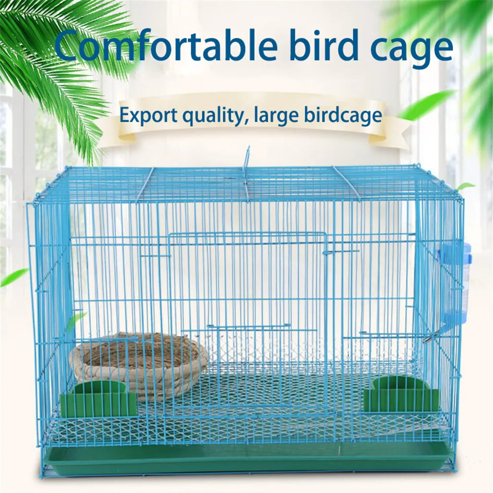 

Bird Cage Bird Nest Parrot Cage Large Group Bird Cage Pigeon Cage Bird Supplies Food Box Station Pole Factory Direct Bird Pet