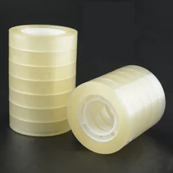 Ruban adhésif Transparent pour étudiants, fournitures de papeterie, pour bureau, école, Business, 10mm x 25m, 5/10 pièces 