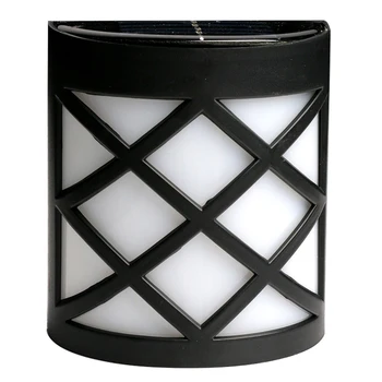 

Aesthetic UV Fence Lamp Hexagonal Durability Outdoor Retro Solar Wall Lights