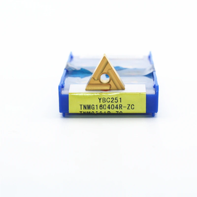 

10pcs TNMG160404R TNMG160404L ZC YBC251 zcc diamond carbide inserts turning tool of cnc lathe cutter high quality