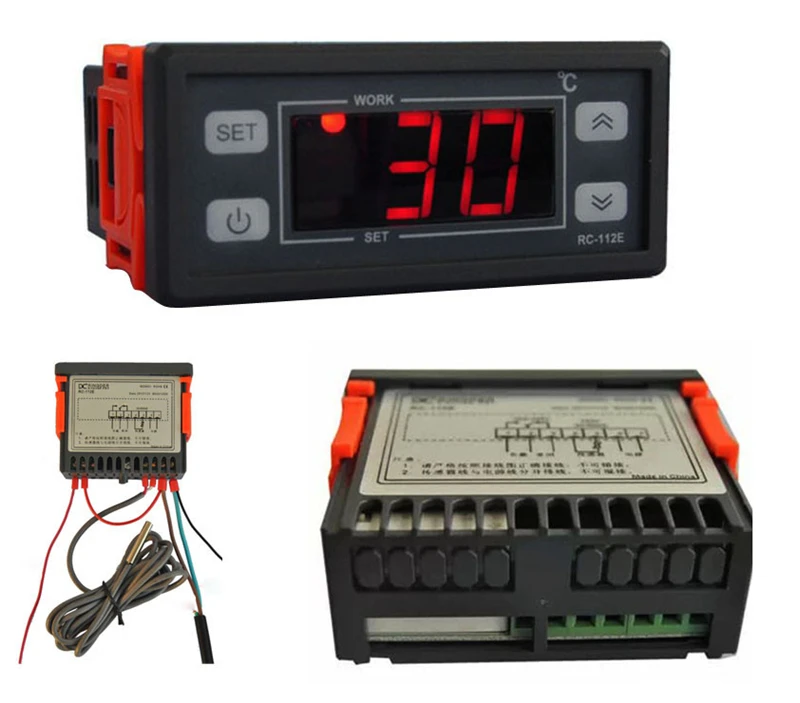 RC-112 220 V/110 V 10A цифровой ЖК-дисплей Термостат Регулятор Температура контроллер