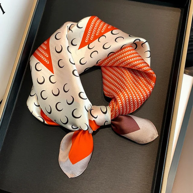 100% Silk Bandana Scarf – Luxury Square Neckerchief