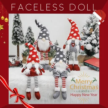

Christmas Decor Faceless Doll Forest Elder Ornaments Pendant Gift Party New Year Supplies Christmas Decorations For Home Knitted